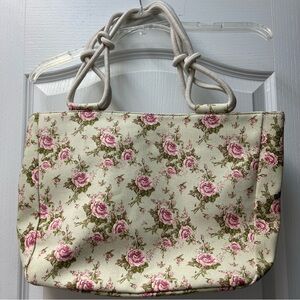 Farrmhouse Luxe Classic Collection Pressed Flowers Luxe Bag Purse NWOT